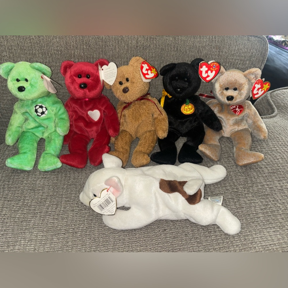 Vintage 90s Beanie Babies ( AS SET )